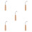 5Pcs Durable Wooden Handle Lyre Tuning Tools for & Instruments 5