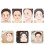 4Pcs Durable Plastic Face Paint Practice Board for Kids Assorted Color 8