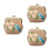 3Sets Multi Color Embroidery Coin Purse Kit DIY Handmade Tools Set 6