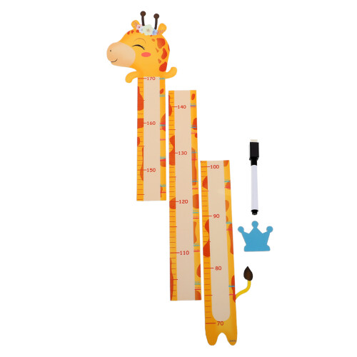 5Sets Zelfklevende Kinder Lengtemeter Sticker Met Dieren
