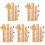 5Sets Zelfklevende Kinder Lengtemeter Sticker Met Dieren 2