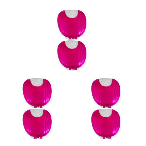 6Pcs Rosy Aligner Organizer Resin Portable Retainer Carry Case 2