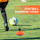 1Ensemble Cônes D'obstacles Colorés Pour Exercices Football 3