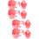 8Pièces Porte- Rose Multiusage En Plastique Pour Bord De 7
