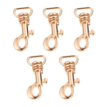 25Pcs Golden Bag Buckles Smooth Surface Strap Connectors for Bags