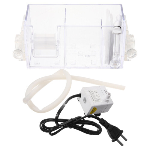 4Sets Reusable Clear Acrylic Filter Box for Aquarium Water Oxygenation