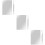 3Sets Compact Silver Makeup Mixing Tray with Spatula for Nail Art Use 8
