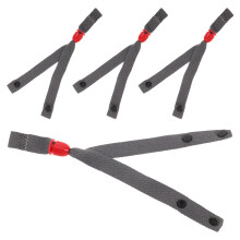 8Pcs Chin Straps Grey Y-Shaped Adjustable Fit