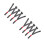 8Pcs Chin Straps Grey Y-Shaped Adjustable Fit 3