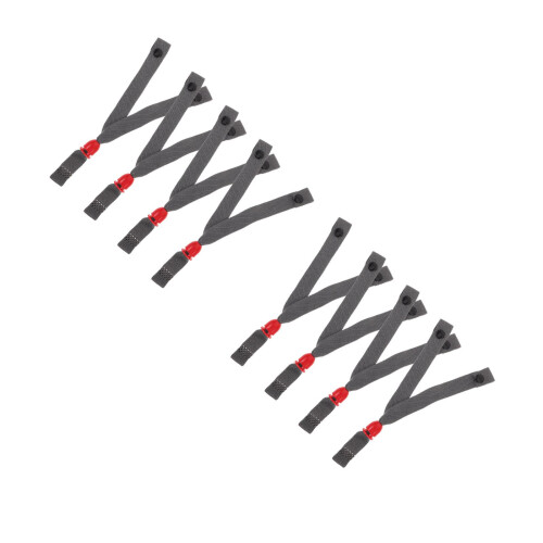 8Pcs Chin Straps Grey Y-Shaped Adjustable Fit 2