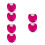 6Pcs Rosy Aligner Organizer Resin Portable Retainer Carry Case 5