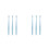 6Pcs Dog Cat Toothbrush Small Breed Soft Bristle Ergonomic Handle 8