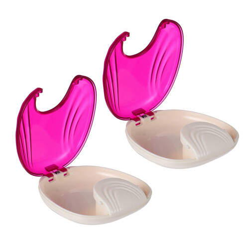 6Pcs Rosy Aligner Organizer Resin Portable Retainer Carry Case 1