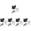 40Pièces Porte-Baguettes Métal Assortis Support Stable Pour Table 5