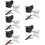 40Pièces Porte-Baguettes Métal Assortis Support Stable Pour Table 8