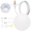 3Pcs Hanging Pendant Light White Ceiling Lamp for Home Decor 1