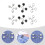 40pcs Mascara Tubes Empty Eyelash Containers Small Containers Lids For Oil 7
