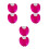 6Pcs Rosy Aligner Organizer Resin Portable Retainer Carry Case 7