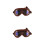 2Pièces Lunettes De Petite Taille Légères Protection Vent 5