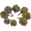 Small Plant Tuft Plastic Bush Cluster for Miniature Landscape Use 2