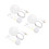 3Pcs Hanging Pendant Light White Ceiling Lamp for Home Decor 2