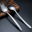 3Pcs Premium Alloy Spoon Fork Set Silver Kitchen Utensil for Parties 7