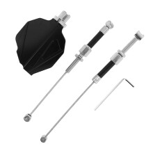 5Sets Metal Motorcycle Clutch and Brake Lever Kit Easy Install Black