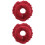 2Pcs Stable Red Massage Face Pillow Cradle Cushion for Spa Salons 5