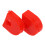 4Pcs Red Ladder Tie Rod Cover ABS Replacement Folding Ladder Hinge Cap 1