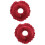 2Pcs Stable Red Massage Face Pillow Cradle Cushion for Spa Salons 7