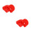 4Pcs Red Ladder Tie Rod Cover ABS Replacement Folding Ladder Hinge Cap 6