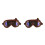 2Pièces Lunettes De Petite Taille Légères Protection Vent 7