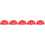5Pcs Red Durable Foldable Fan Holiday Performance Hand Fan 9