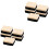 10Pcs Felt Chalkboard Erasers for School Home Office Use 4