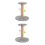2Pcs Creative Grey Sisal Cat Scratching Pole Adorable Indoor Climber 5