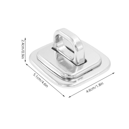 5Sets Durable Silver Desk Mount Anchor for Laptop Cable Lock Security 1
