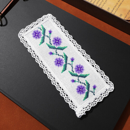 50Pièces Marque-Pages DIY En Polyester Pour Broderies Uniques 2