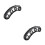 2Pcs Practical Finger Expander for Guitar Bass Black ABS Silicone 5