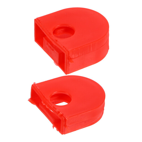 4Pcs Red Ladder Tie Rod Cover ABS Replacement Folding Ladder Hinge Cap 1