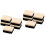 10Pcs Felt Chalkboard Erasers for School Home Office Use 5