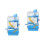 2Pcs Plastic Villa Cage Sky Blue with Leakproof Water Jug for Hamsters 5