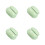 4Pcs Small Pet Urns Ceramic Light Green Sealed Keepsake Urns for Ashes 9