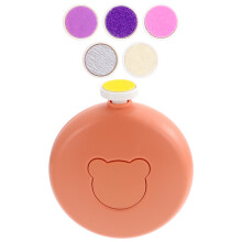 3Sets Orange Kids Nail Polishing Tool Electric Safe Home Manicure Kit