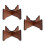 3Pcs Coffee Wood Drum Stand Versatile Tongue Drum Support and Display 4