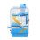 2Pcs Plastic Villa Cage Sky Blue with Leakproof Water Jug for Hamsters 2