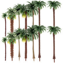 150Pcs Artificial Mini Trees Lightweight Plastic for Model Train Decor