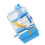 2Pcs Plastic Villa Cage Sky Blue with Leakproof Water Jug for Hamsters 11