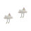 2St Smile Cloud Wit Sofa Decoratie Kussens 9
