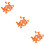 72Pcs Orange Finger Daubers Rubber Painting Tools for Kids Projects 9