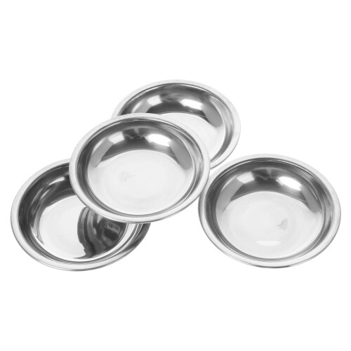 20Pcs Silver Stainless Steel Electronic Weighing Pans for Kitchen Use 1